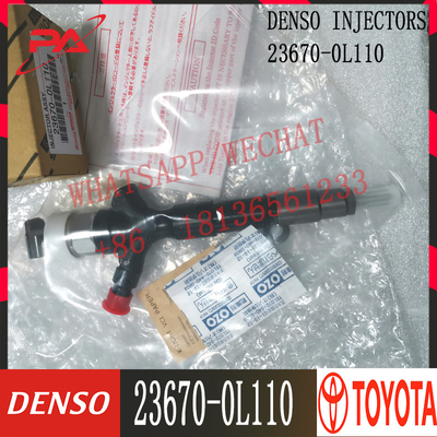 डेंसो टोयोटा 2KD FTV इंजन इंजेक्टर 23670-0L110 के लिए डीजल कॉमन रेल फ्यूल इंजेक्टर 295050-0540